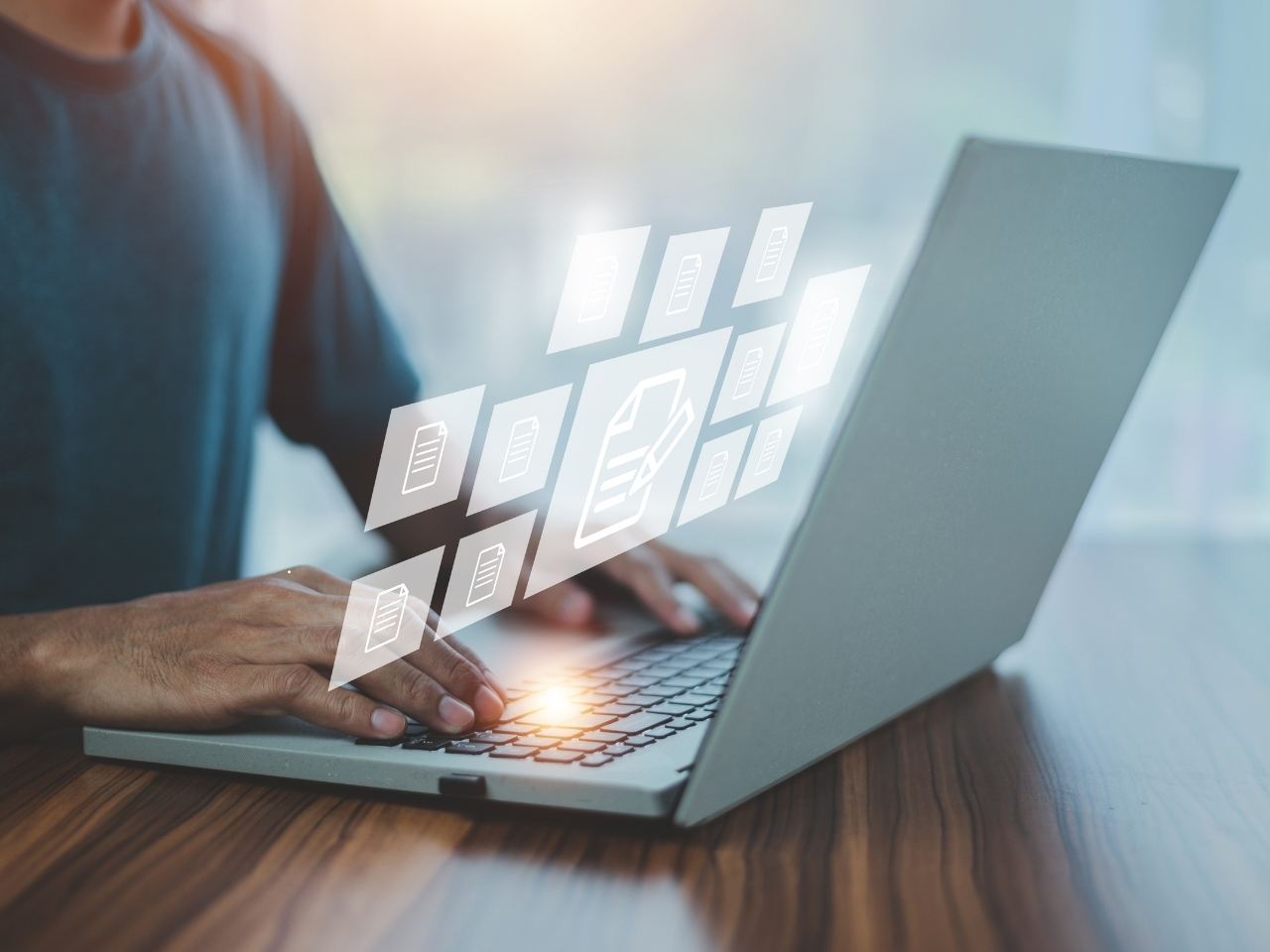 Obieg dokumentów między biurem a klientem